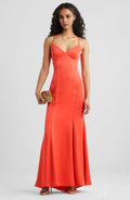 Stunning Sheath V Neck Sleeveless Lace Up Back Floor Length Evening Dresses