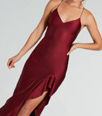 Stunning Sheath V Neck Spaghetti Strap Crisscross Back Floor Length Prom Dress