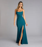 Stunning Trumpet Sweetheart Neck Spaghetti Strap Lace Up Back Floor Length Prom Dress