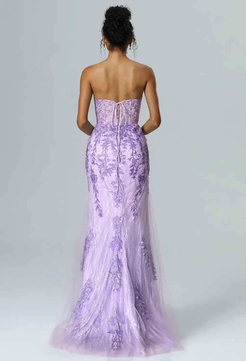 Mermaid Sweetheart Neck Sleeveless Pleated Floor Length Prom Dress