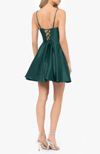 Stylish A Line Sweetheart Spaghetti Straps Lace Up Back Short Homecoming Dress