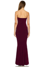 Stylish Mermaid Strapless Sleeveless Floor Length Evening Dress