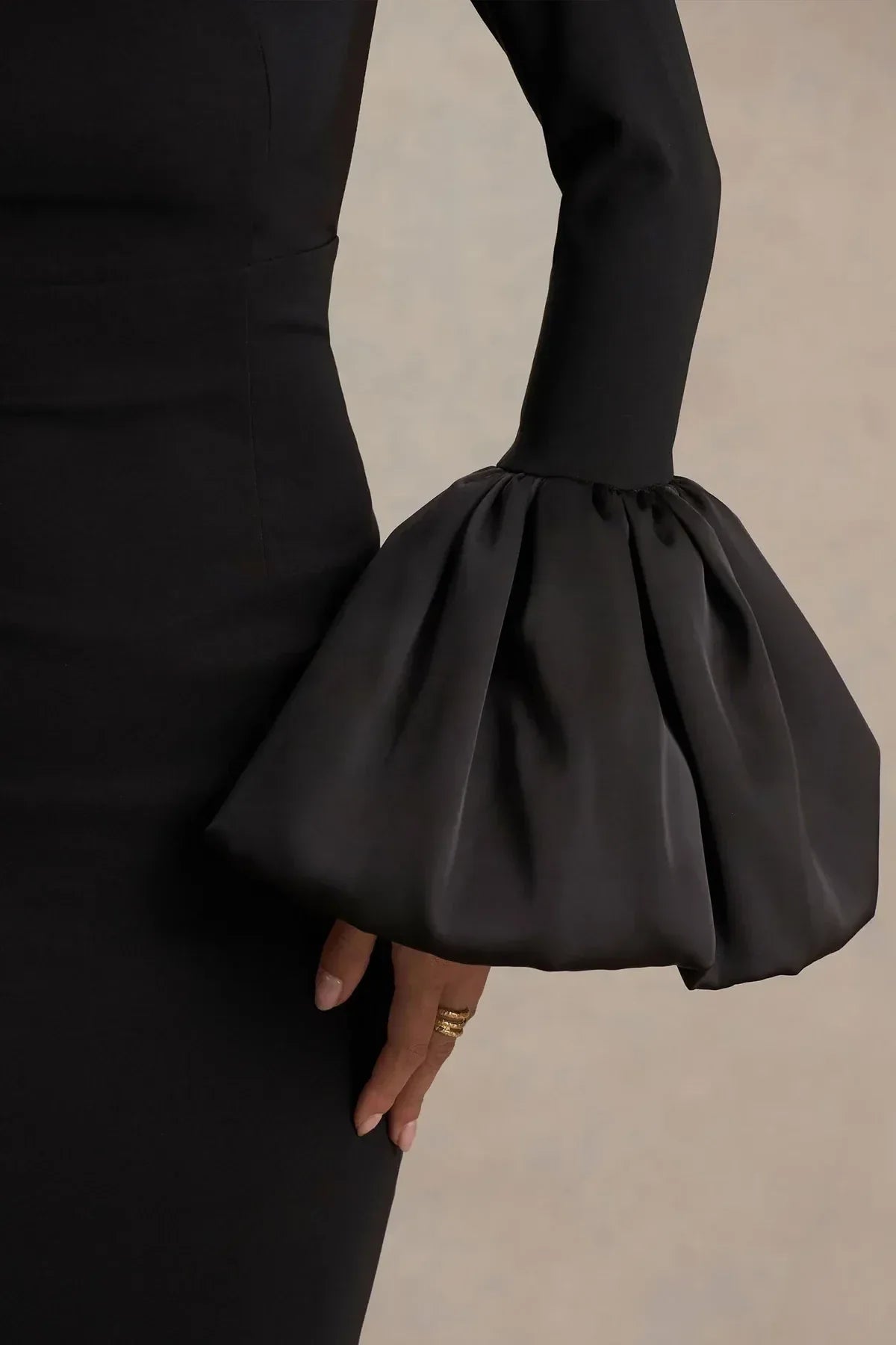 Stylish Sheath Square Neck Bell Sleeve Zip Back Floor Length Evening Dress