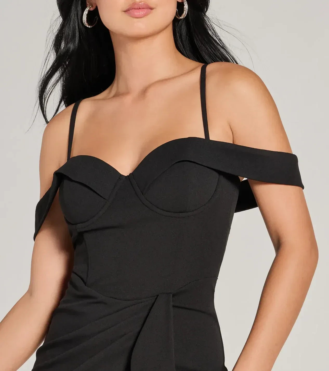 Stylish Sheath Sweetheart Neck Off Shoulder Short Sleeve Zipper Back Floor Length Prom Dress
