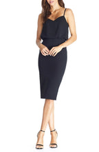 Stylish Sheath Sweetheart Neck Spaghetti Strap Zipper Back Midi Length Evening Dress