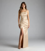Stylish Trumpet One Shoulder Sleeveless Zipper Back Floor Length Prom Dress