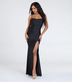 Stylish Trumpet Sweetheart Neck Spaghetti Strap Criss Cross Back Floor Length Prom Dress