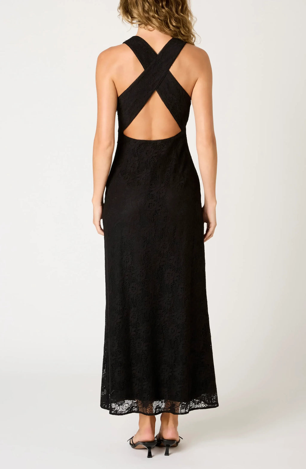 Sultry Sheath V Neck Sleeveless Crisscross Back Floor Length Evening Dress