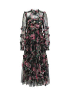 Sweet A-line Sweetheart Neck Puffy Sleeve Zipper Up Floor-Length Prom Dress