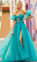 Sweetheart Sleeveless A-line Pretty Off the shoulder Floor length Prom Dress Hot Sale For Ladies
