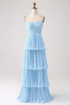 Sweetheart Sleeveless Column Beautiful Off the shoulder Floor Length Prom Dress For Sale For Women