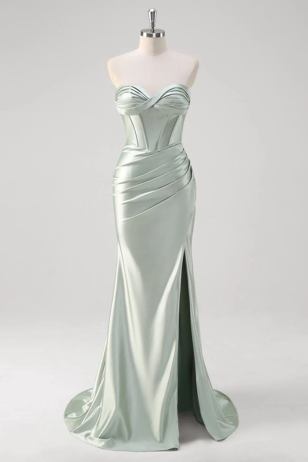 Sweetheart Sleeveless Mermaid Beautiful Matcha Off the shoulder Floor length Party Dress For Sale For Ladies