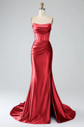 Sweetheart Sleeveless Mermaid Elegant Off the shoulder Floor length Party Dress Hot Sale For women