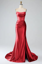 Sweetheart Sleeveless Mermaid Elegant Off the shoulder Floor length Party Dress Hot Sale For women