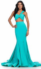Sweetheart Sleeveless Mermaid Pretty Off the shoulder Two Piece Floor length Prom Dress For Sale For Adults