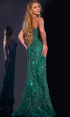 Sweetheart Sleeveless Mermaid Shiny Floor length Prom Dress For Sale For Women