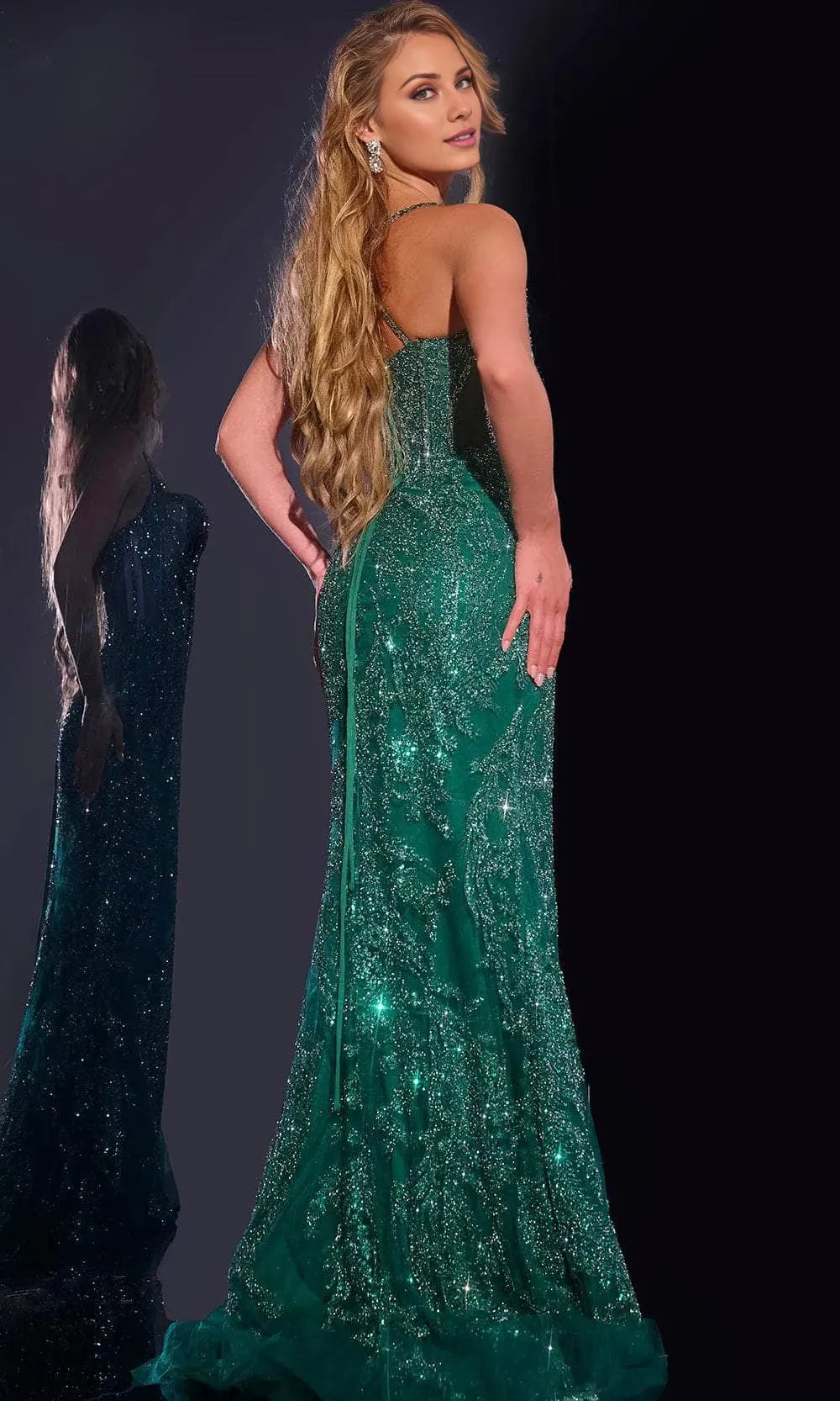 Sweetheart Sleeveless Mermaid Shiny Floor length Prom Dress For Sale For Women