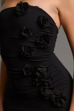 Textured Mermaid Strapless Sleeveless Open Back Floor Length For Sale Prom Dress