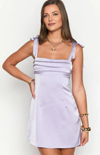 Tie Straps Short Graduation Homecoming Dresses Backless Sleeveless Sexy Knee Length Cocktail Dresses Casual Shift Party Dresses