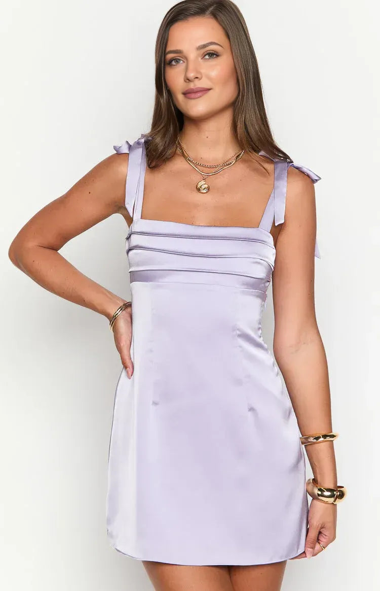 Tie Straps Short Graduation Homecoming Dresses Backless Sleeveless Sexy Knee Length Cocktail Dresses Casual Shift Party Dresses