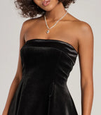 A-Line Strapless Sleeveless Short-Mini Homecoming Dress