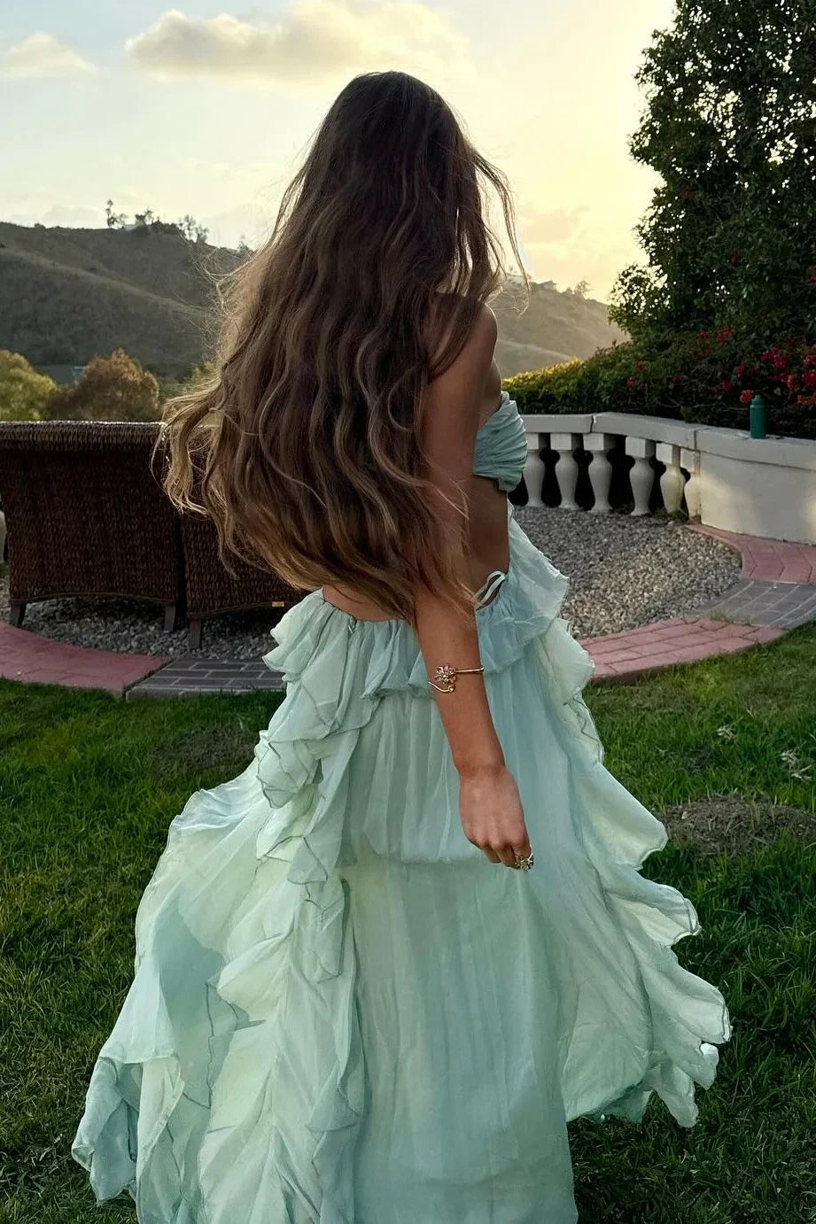 A Line Sweetheart Neck Sleeveless Up Sweep/Brush Train Prom Dress