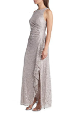 Mermaid High Neck Sleeveless Zipper Up Floor-Length Mother of the Bride Dress