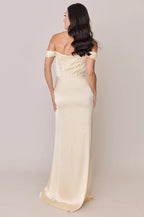 Mermaid Off the Shoulder Sleeveless Floor-Length Prom Dress