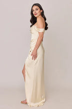 Mermaid Off the Shoulder Sleeveless Floor-Length Prom Dress