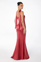 Mermaid/Trumpet Strapless Neck Sleeveless Zipper Up Floor-Length Prom Dress