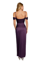 Sheath Off Shoulder Sleeveless Floor-Length Prom Dress