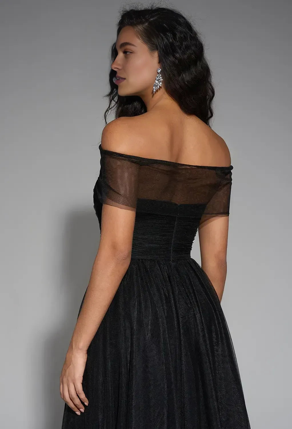 Unique A-Line Straight Neck Sleeveless Backless Ankle Length Prom Dress