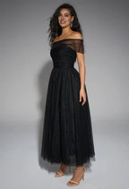 Unique A-Line Straight Neck Sleeveless Backless Ankle Length Prom Dress