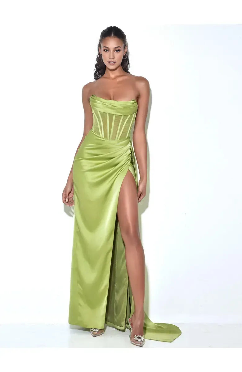Unique Mermaid Off the Shoulder Sleeveless Floor-Length Prom Dress