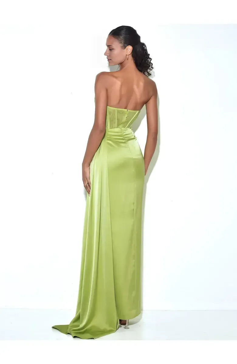 Unique Mermaid Off the Shoulder Sleeveless Floor-Length Prom Dress