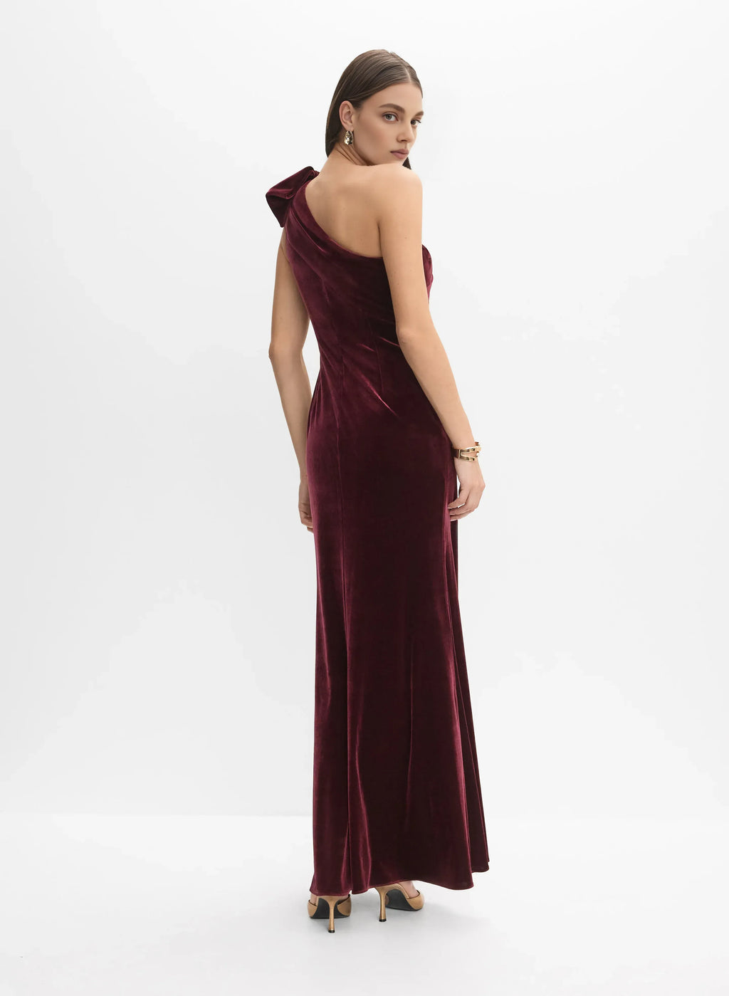 Unique Mermaid One-Shoulder Sleeveless Floor-Length Prom Dress