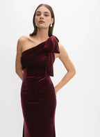 Unique Mermaid One-Shoulder Sleeveless Floor-Length Prom Dress