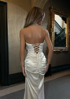 Unique Mermaid Sweetheart Sleeveless Up Floor-Length Prom Dress