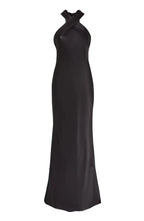 Unique Sheath Halter Neck Sleeveless Floor-Length Prom Dress