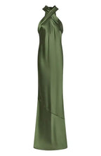 Sheath Halter Neck Sleeveless Floor-Length Prom Dress