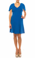 V-Neck Short Sleeves A-line Fashion Off the shoulder Short Prom Dress For Sale For Women