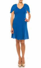 V-Neck Short Sleeves A-line Fashion Off the shoulder Short Prom Dress For Sale For Women