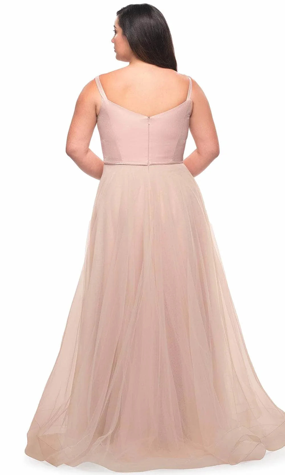 V-Neck Sleeveless  A-Line Beautiful Plus Size Floor length Long Prom Dress For Sale For Ladies