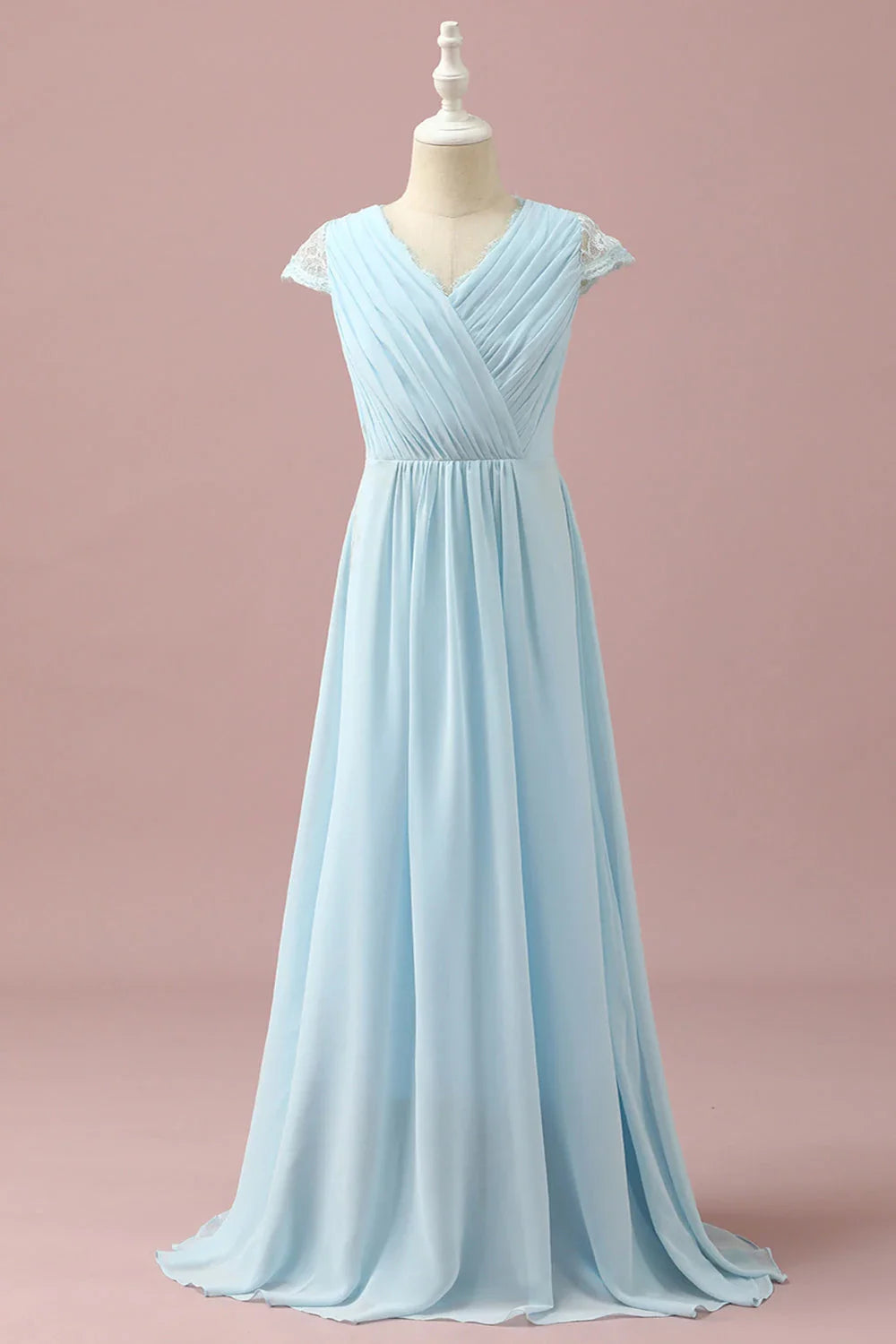 V-Neck Sleeveless A-Line Charming Floor length Party Dress For Sale For Ladies