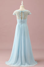 V-Neck Sleeveless A-Line Charming Floor length Party Dress For Sale For Ladies
