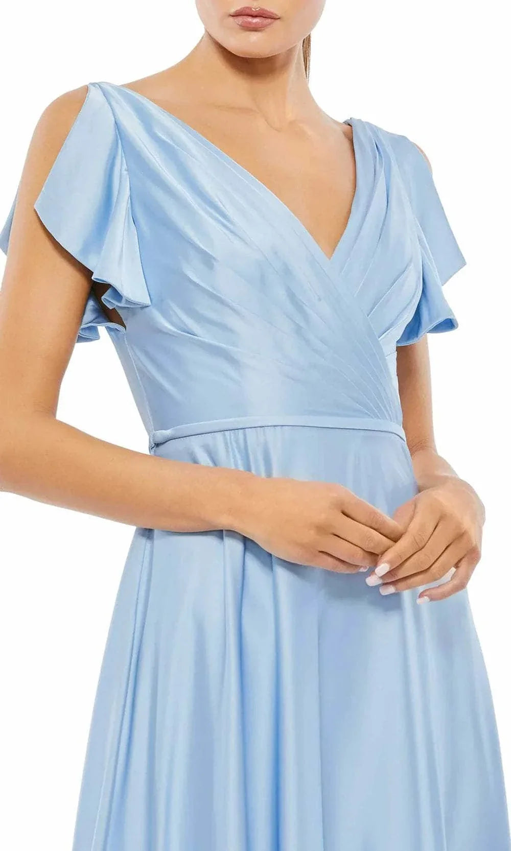V-Neck Sleeveless A-Line Elegant Floor length Long Prom Dress For Sale For Women