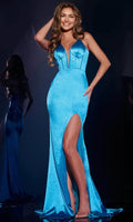 V-Neck Sleeveless Mermaid Off the shoulder Floor length Long Prom Dress Hot Sale For Ladies