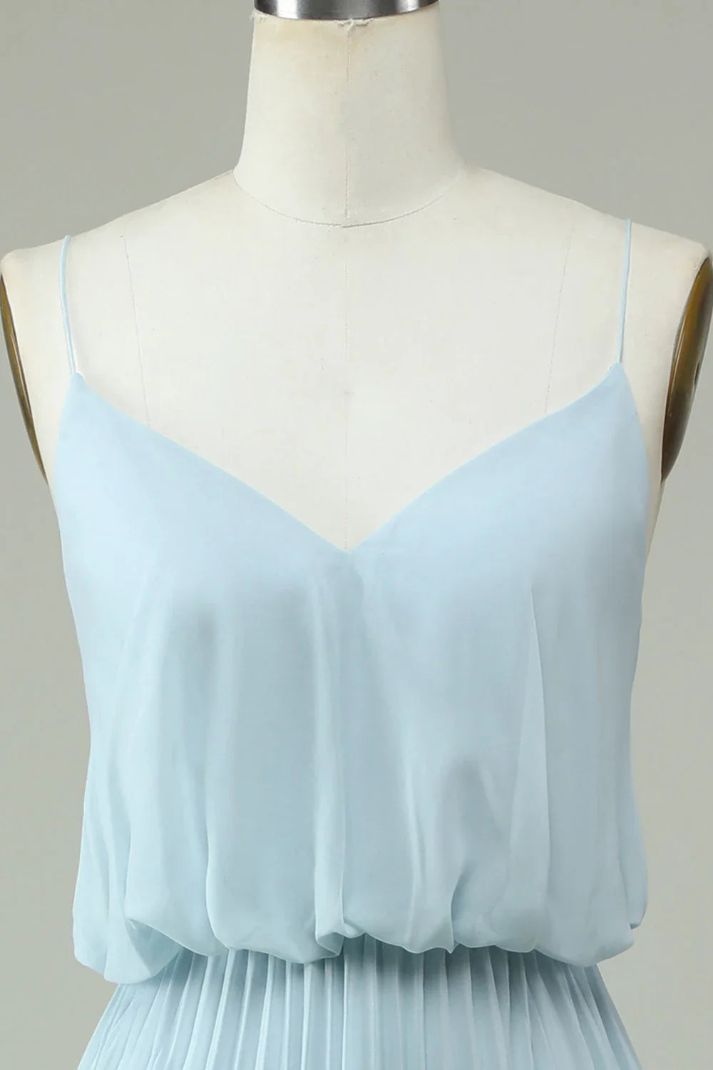 V-Neck Sleeveless A-Line Romantic Off the shoulder Floor length Party Dress Hot Sale For ladies
