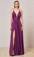 V-Neck Sleeveless A-Line Trendy Off the shoulder Floor length Long Prom Dress For Sale For Women
