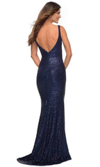 V-Neck Sleeveless Mermaid Charming Floor length Prom Dress For Sale For Women